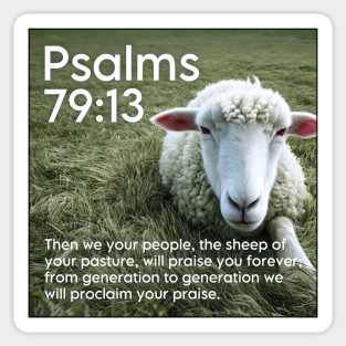 Psalms 79:13 Sticker